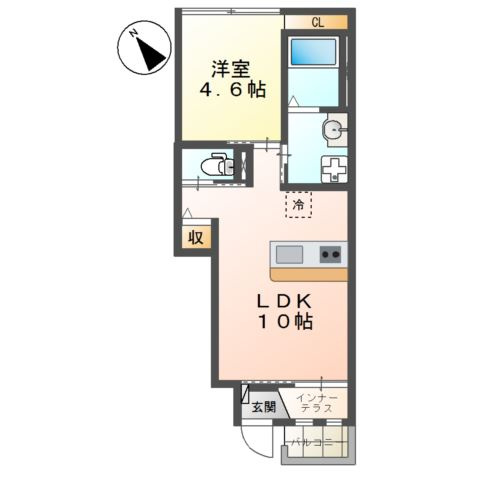 ラークスパー（Larkspur）の間取り