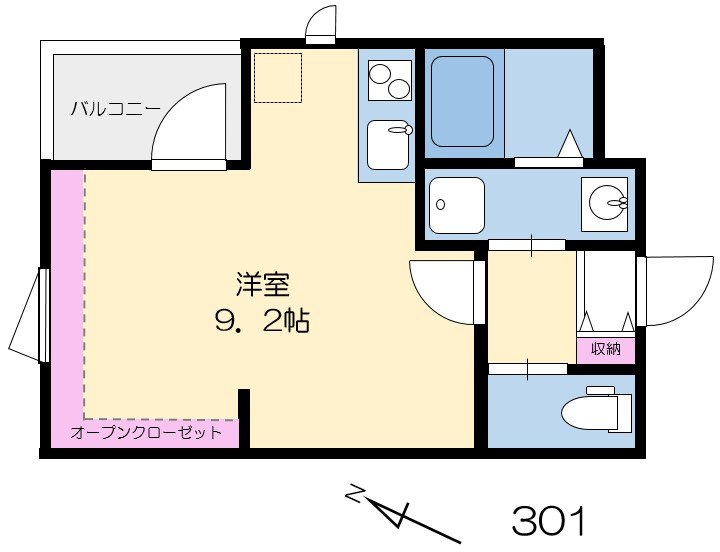 AQUE17の間取り