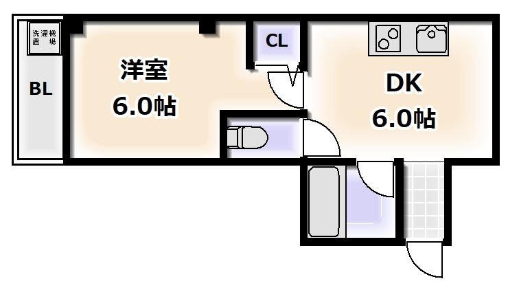 サンプラザ照ヶ丘A棟の間取り