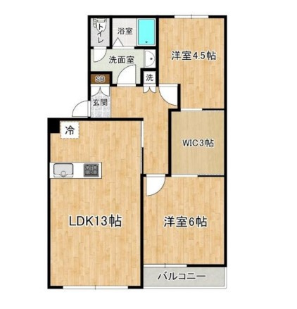 グロースボーネンBの間取り