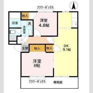 【間取り】 | ロイヤルウイング　Ｂ棟