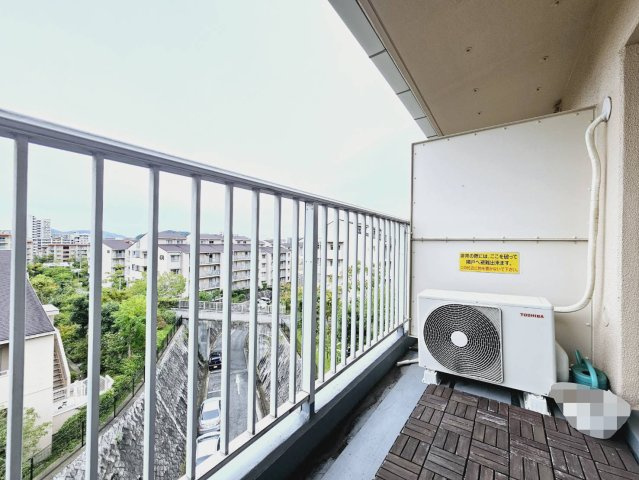 中落合第２住宅479号棟のバルコニー