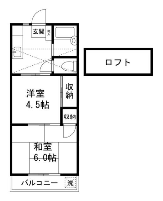 清和ハイツの間取り