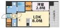セレニテ難波ミラク弐番館の間取り