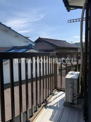 丹波市柏原町柏原のアパートのバルコニー|陽当り良好バルコニー付き★