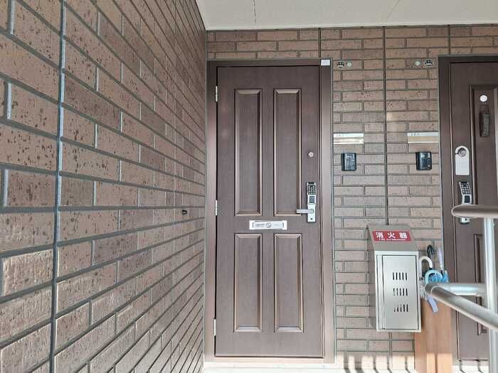 リビングタウン飯岡新田Ⅰ　Ｂの玄関