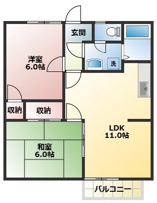 LUMiNA藤島の間取り