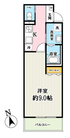 【間取り】 | (仮称)キャメル梅島2A