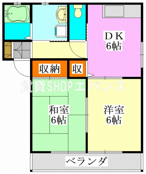 【間取り】 | コートアベニューⅡ