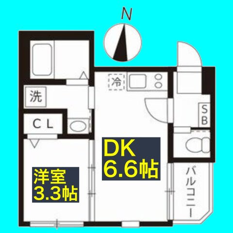 ハーモニーテラス北畑Ⅱの間取り