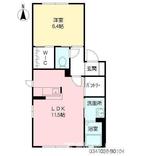 ヒルビレッジ　Ｂの間取り