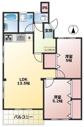 【間取り】 | コーポラス多摩