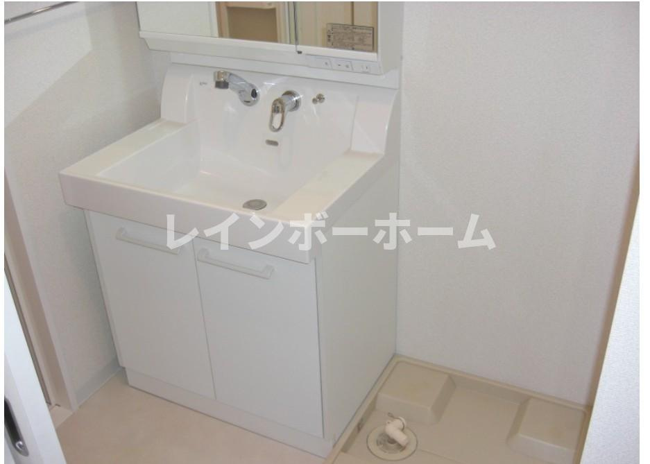 ソレイユ　仲介手数料（賃料の1.10ヵ月）の50％OFF対象物件！の洗面所|広い洗面スペース