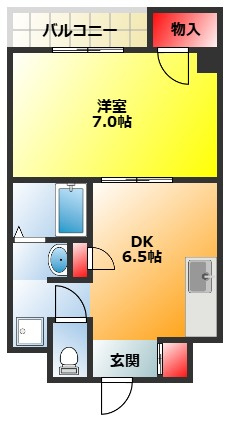 【間取り】 | プランドールＳａｋａｅⅡ