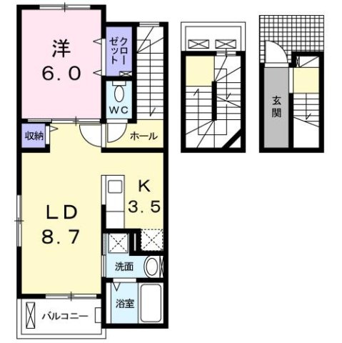 グレースコートの間取り
