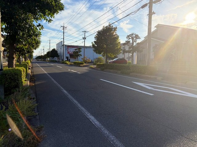 ■□米子市新開1丁目中古戸建□■の前面道路含む現地写真|国道431号線まですぐそばとなります〇