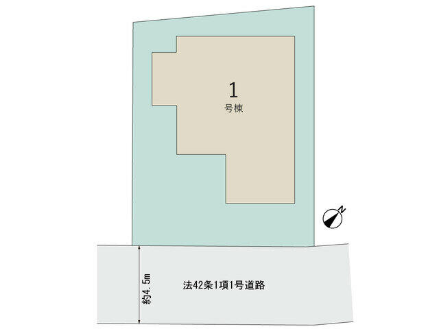４４３３市川市国分１９期１棟の区画図