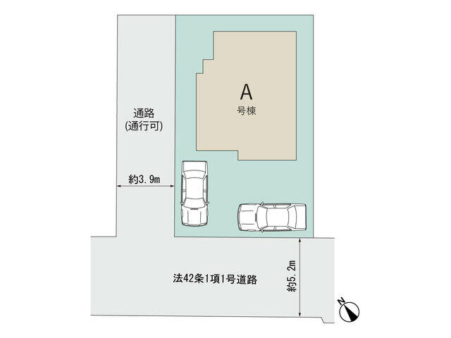 市川市国分３丁目５７３番の区画図