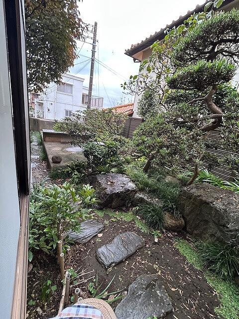 船橋市芝山５丁目の中古一戸建の庭