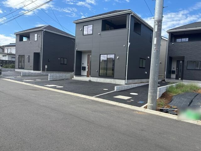 船橋市前貝塚町　第９の前面道路含む現地写真