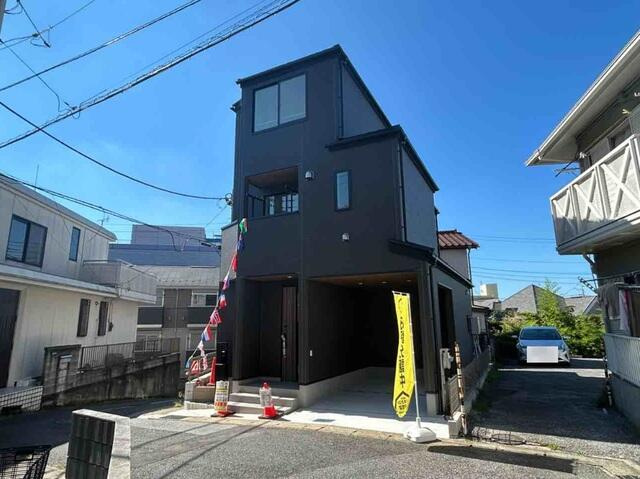 ４３４１松戸市竹ヶ花４期１棟の前面道路含む現地写真