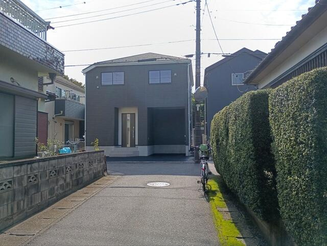 松戸市千駄堀　第７の前面道路含む現地写真