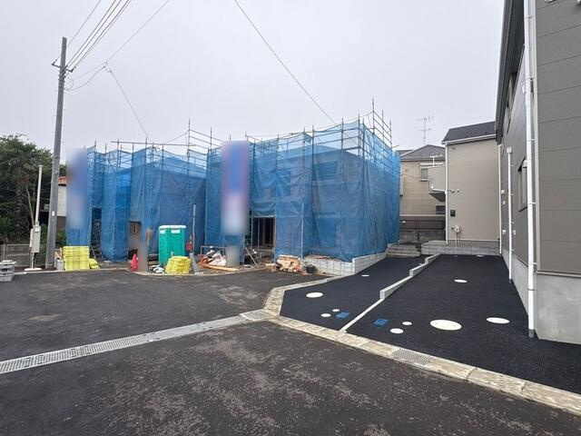 松戸市六実　第１２の前面道路含む現地写真