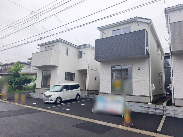 松戸市六高台　第１２の前面道路含む現地写真
