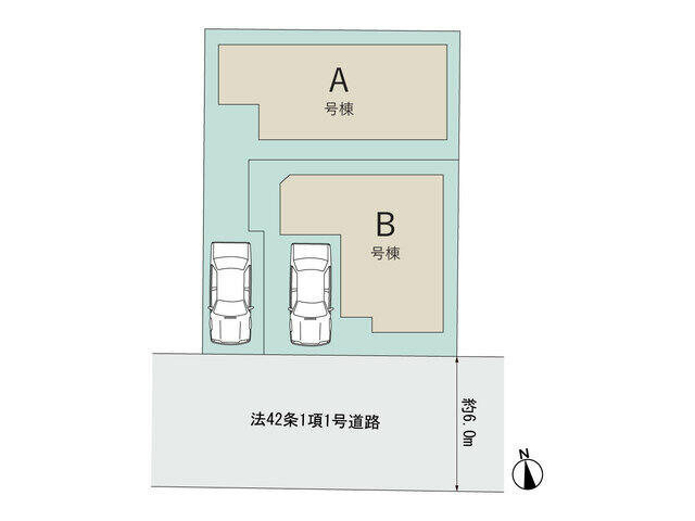流山市南流山７丁目３番の区画図