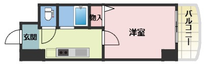 HOPE　CITY天神橋の間取り
