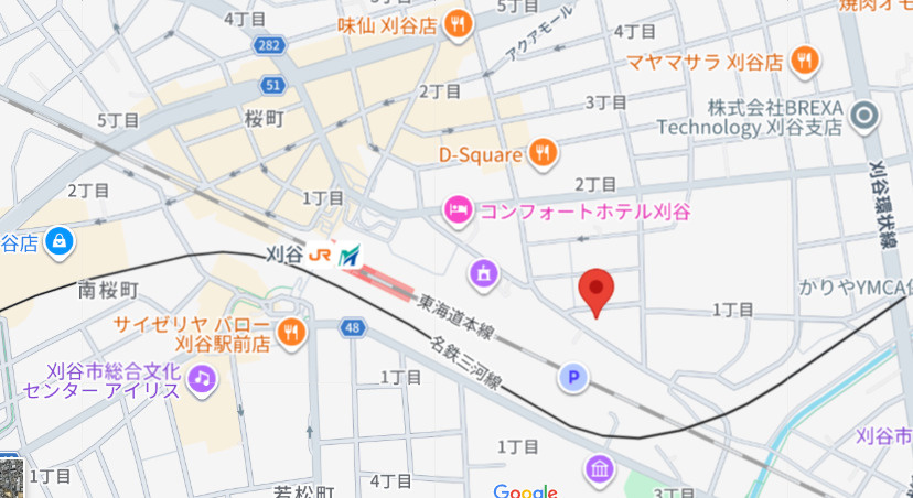 アドバンス・スクエア刈谷Ⅲの地図