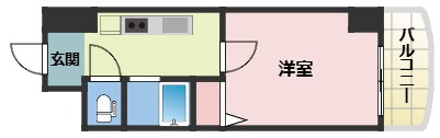HOPE　CITY天神橋の間取り