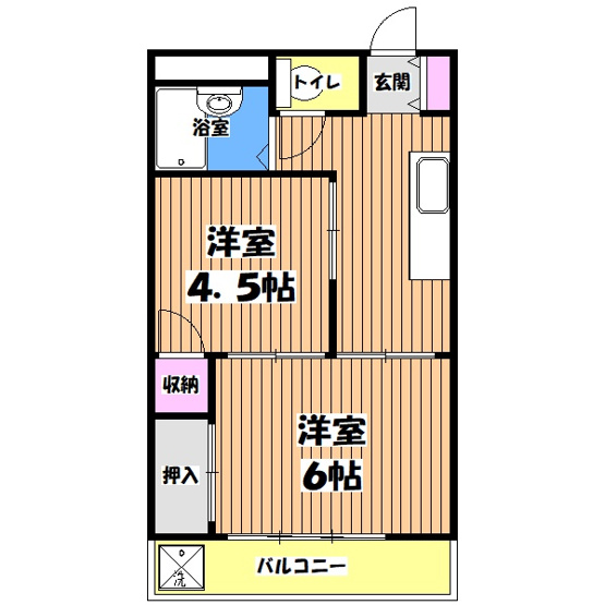 【間取り】 | 吉田コーポ
