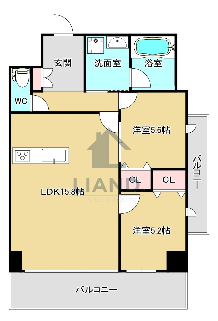 LEXUS　GARDEN箱崎タワーズEAST　東箱崎小学校区の間取り|LEXUS　GARDEN箱崎タワーズEAST