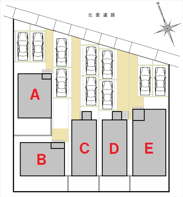 Ｐｉｎｅ Ｖｉｌｌａｇｅの区画図|C棟になります