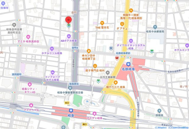 岐阜ステーションビルの地図