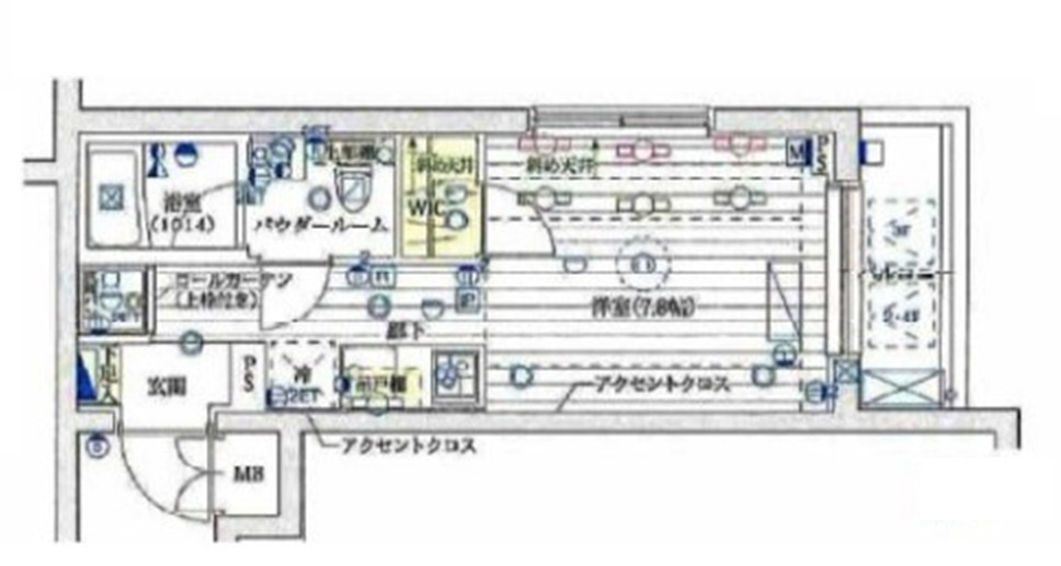 Le-lion下丸子の間取り|間取りです。