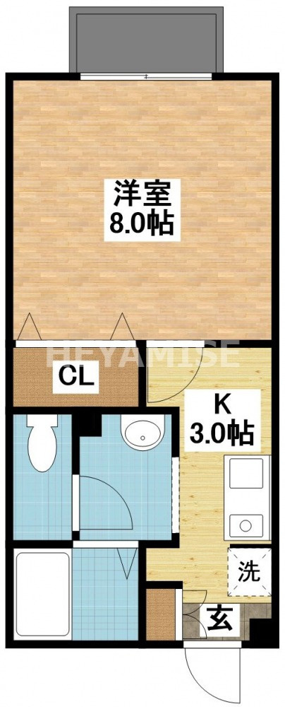 セジュールIZUMIの間取り