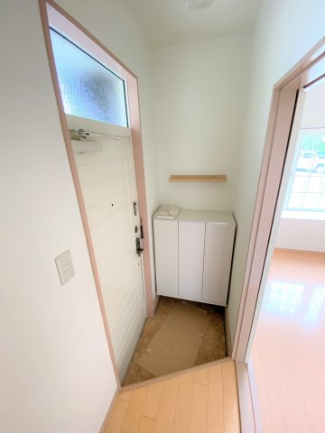 シャレーあそうⅡの玄関