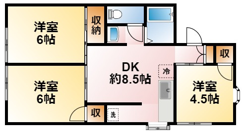 シャレーあそうⅡの間取り