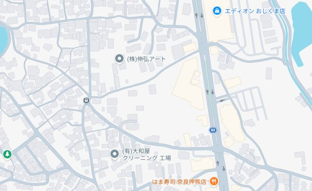 奈良市押熊町　第5期　新築一戸建ての地図