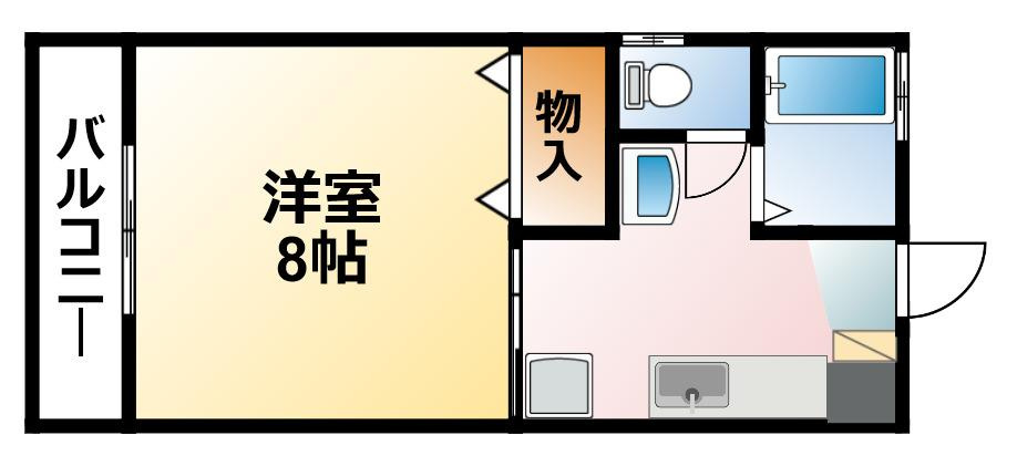 サンヴェール下永吉の間取り|※反転タイプもございます。