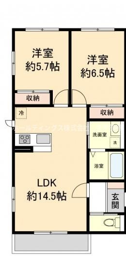 グルボランテⅡの間取り