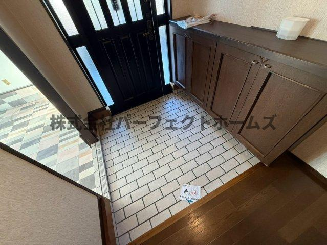 高宮あさひ丘戸建　賃貸の玄関|明るい玄関です