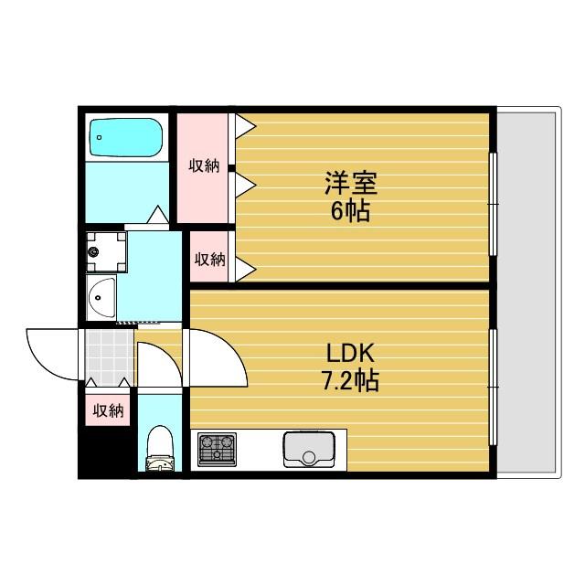 パレス東洋小松館の間取り