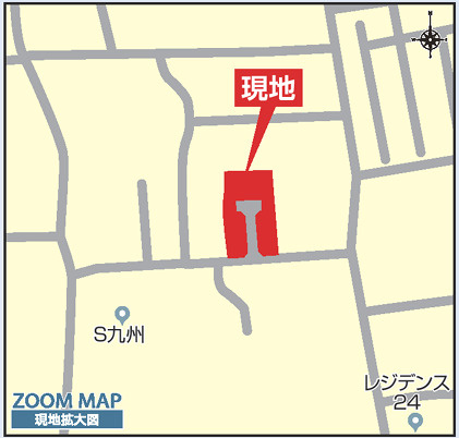 ブルーミングガーデン／北区山室5丁目／2号棟の地図