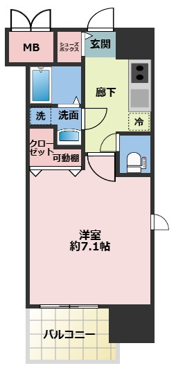 Live Flat Tsukamotoの間取り