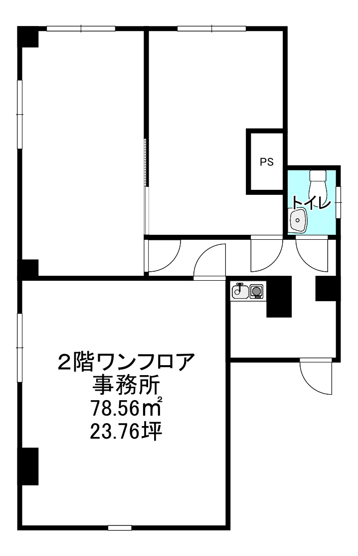 サンキャッスル十三の間取り