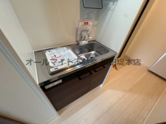 川崎市多摩区菅北浦２丁目のアパートのキッチン
