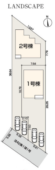【区画図】 | ご家族様のプライベート空間が確保できる素敵な間取りです。また敷地ゆったりですので、おうち時間を楽しむのにもぴったりですね♪